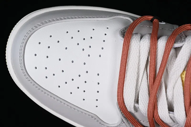 All categories Air Jordan Jordan series basketball shoes Air Jordan 1 Low Z version Air Jordan 1 Low AJ1 Joe 1 gray pink strap deconstruction low-top basketball shoes FD9906-131